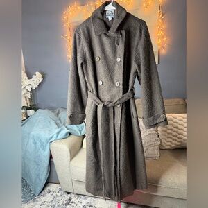 Future Collective Reese Blutstein Oversized Double Breasted Belted Long Coat XS